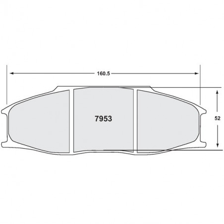 Remblokken PFC 7953 11 30mm