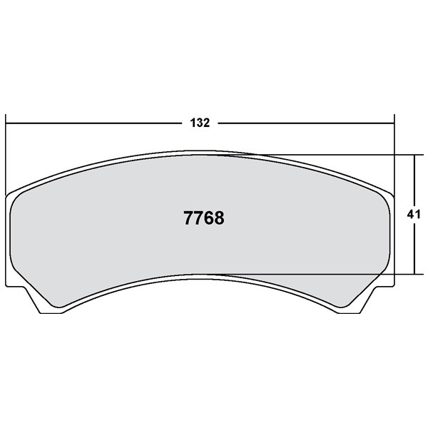 Pasticche del freno PFC 7768 01 16 mm Norma M20 - PFC-7768-01-1644 - 7768.01.16.44 - 3661768519967