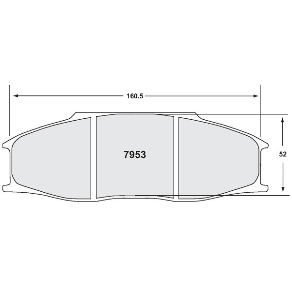 Plăcuțe de frână PFC pentru Porsche 997 GT2 - PFC-7953-08-3044 - 7953.08.30.44 - 3661768519936