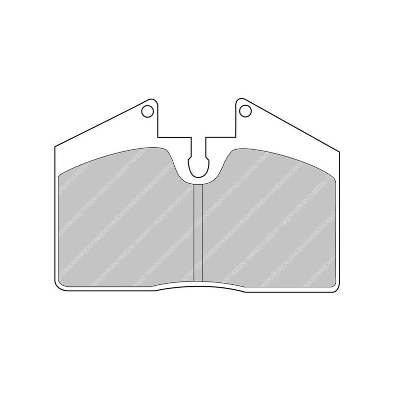 Ferodo DSUNO remblokken voor FERRARI 348 3.4 TB,TS 32V 01.90 - 09.94 remklauw ATE - F-CP451Z - FCP451Z - 3661768532751