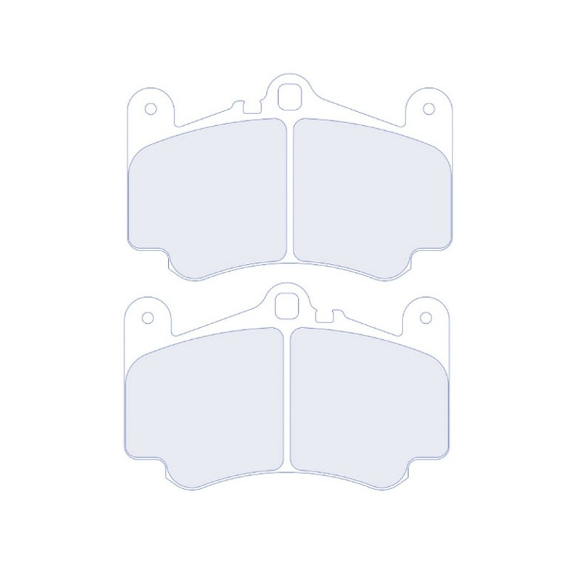 Remblokken CL Remmen RC6 voor Porsche 911 996 3.4 Carrera super cup 99-01 - CL-4078-RC6 - 4078RC6 - 3661768521885