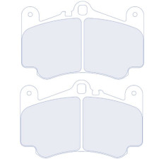 Remblokken CL Remmen RC6 voor Porsche 911 996 3.4 Carrera super cup 99-01 - CL-4078-RC6 - 4078RC6 - 3661768521885