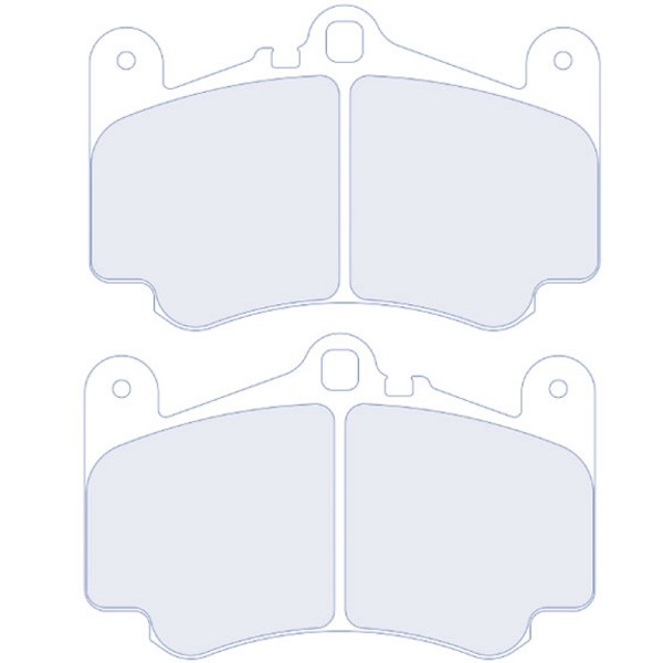 Pastiglie Freno CL Brakes RC6 Anteriore Brembo Porsche 911 - CL-4078-RC6 - 4078RC6 - 3661768521885