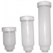 Serbatoio liquido di freno AP Racing fissaggio centrale 7/16x20 altezza 136mm 123cm3