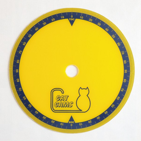 Disque Gradué Cat Cams Calage 15cm Disque Gradué Cat Cams Calage 15cm