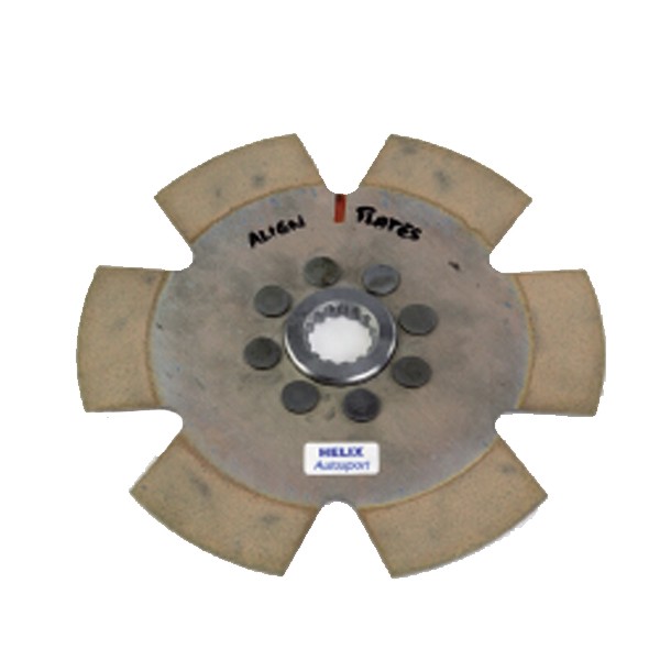 Helix stijve gesinterde metalen koppelingsplaat diameter 200mm/25,4x23 - HE-78-1101 - 78-1101 - 3661768333310