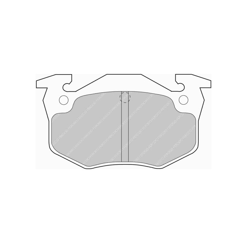 Ferodo DS Performance achterremblokken voor CITROEN Saxo 1.6 Challenge 01.96 - BENDIX remklauw - F-DS558 - FDS558 - 3661768345320