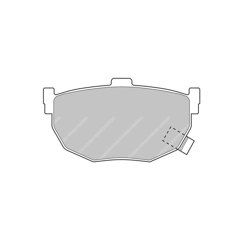 Ferodo DS2500 remblokken achter voor HYUNDAI Coupe 1.6 KG 16V 01.96 - remklauw SUMITOMO - F-CP638H - FCP638H - 3661768275955