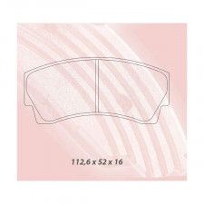 Brake pads CL Brakes RC5 front Peugeot 206 Volant/CP3345/F3000