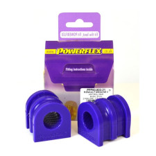 Silent Blocks POWERFLEX Anti-Roll Voor 21mm Renault Mégane 2 RS 225 R26 (2 Stuks) - PF-F6080321-2 - PFF60-803-21 - 5055676531872