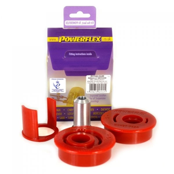 Silentblocuri POWERFLEX pentru suportul motorului superior drept al Renault Megane 2 RS 225 R26 (1 bucată) - PF-F60522R - PFF60-522R - 5055676531605