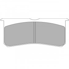 Ferodo DSUNO brake pads front for FORD Fiesta R2 (Asphalt) 10.09 -  caliper AP RACING