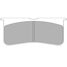 Ferodo DSUNO remblokken voor FORD Fiesta R2 (Asfalt) 10.09 - remklauw AP RACING - F-RP3116Z - FRP3116Z - 3661768533789
