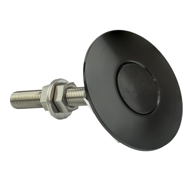 Clemă de tip push 31 mm, lungime 55 mm, aluminiu, negru - AS-PFEQL10BK - PFEQL10BK - 3661768533840