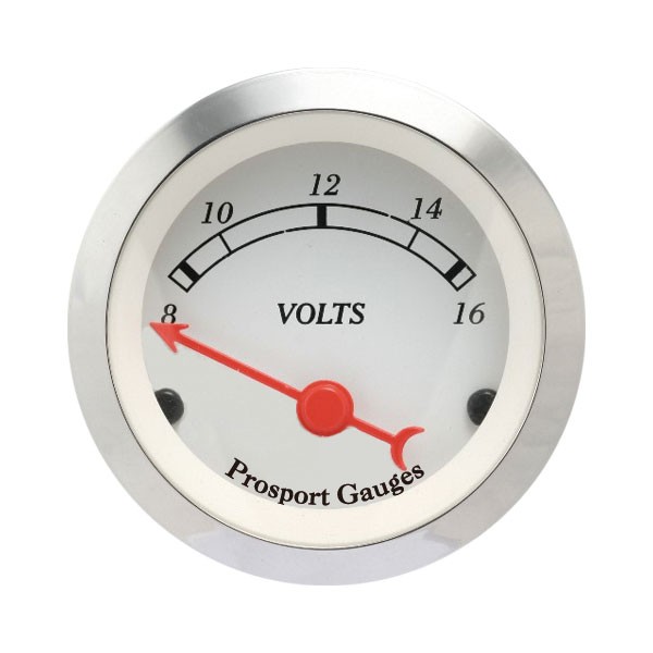 Strumento Classic Voltimetro Prosport 52mm 8-16 V - CT-VO-003-BL - 216VOCC - 3661768532867