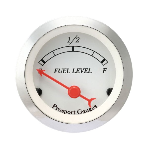 Prosport Classic Fuel Level Gage 240-33OHM/0-90 OHM - CT-CARB-BL - 216FLCC - 3661768532935