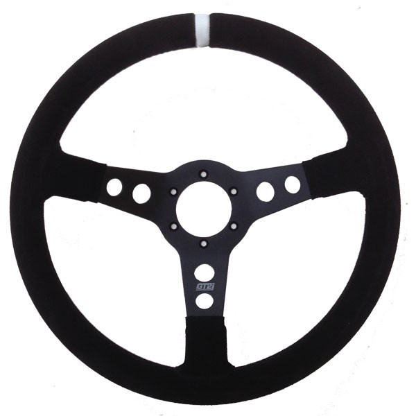 Volante GT2i PRO 70 Pelle Scamosciata Nero/Nero 70mm - MR-VOL003-NN-70 - 3661768522202