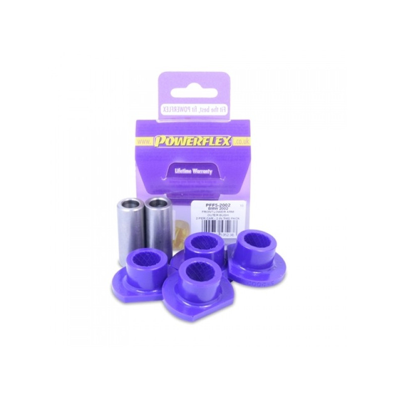 Silent Bloc Powerflex Voorste Onderarm Buitenkant BMW 1502-2002 (2 stuks) - PF-F52002-2 - PFF5-2002 - 5055676535238