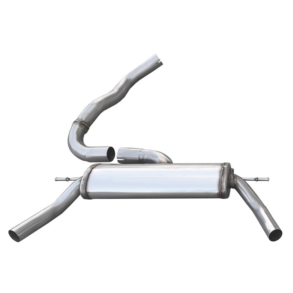 Inoxcar Stainless Steel Rear Exhaust Renault Clio 4 RS After 2013 1 Muffler 1X50 Right and Left - IC-RECL3450 - RECL.34.50 - 3661768536155