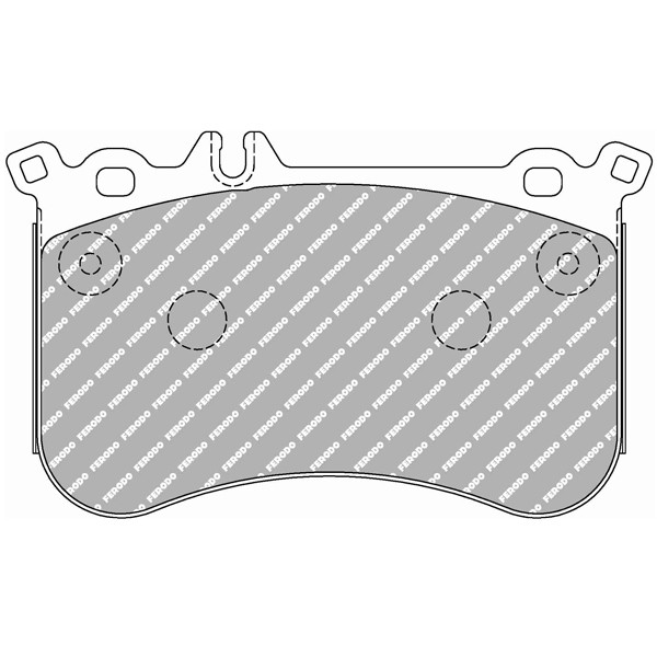 Ferodo DS25 Front Brake Pads Mercedes A45 AMG - F-CP4806H - FCP4806H - 3661768540626