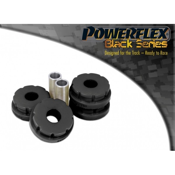 Silentbloc Powerflex negru pentru diferențialul spate al modelului BMW 2002 (2 bucăți) - PF-R52025-2N - PFR5-2025BLK - 5055676532046