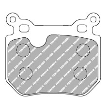 Ferodo DS2500 remblokken achter voor BMW 1 Serie 135i Coupé' 10.07 - remklauw BREMBO - F-CP4217H - FCP4217H - 3661768308868