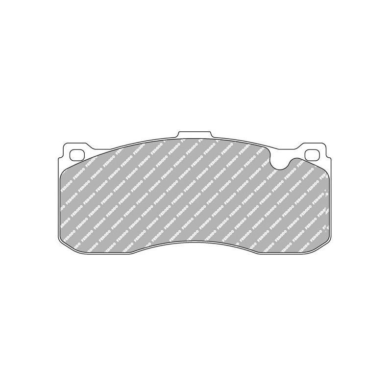 Ferodo DS2500 remblokken voor BMW 1 Serie 135i Coupé' 10.07 - remklauw BREMBO - F-CP4218H - FCP4218H - 3661768285817
