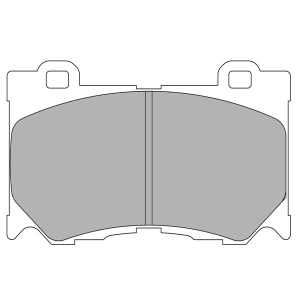 Plaquettes de Frein Ferodo DS2500 Avant Nissan 370Z - F-CP4172H - FCP4172H - 3661768425367