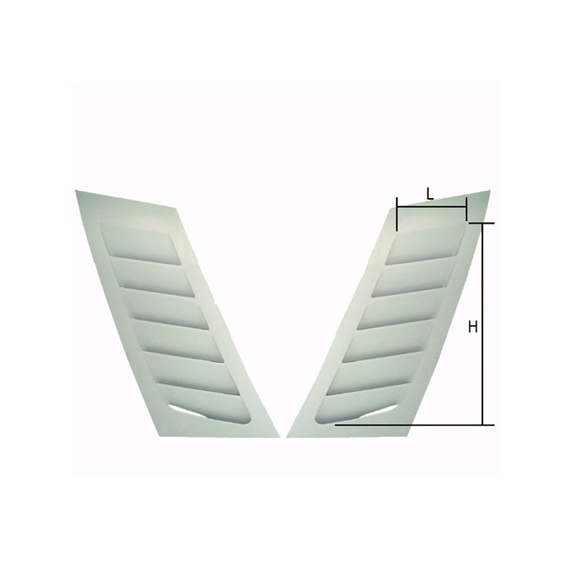 Vezelkap luchtinlaat 49X20cm (X2) - MXR-H08 - SMC-PACP/F-U Â  Â  - 3661768298473