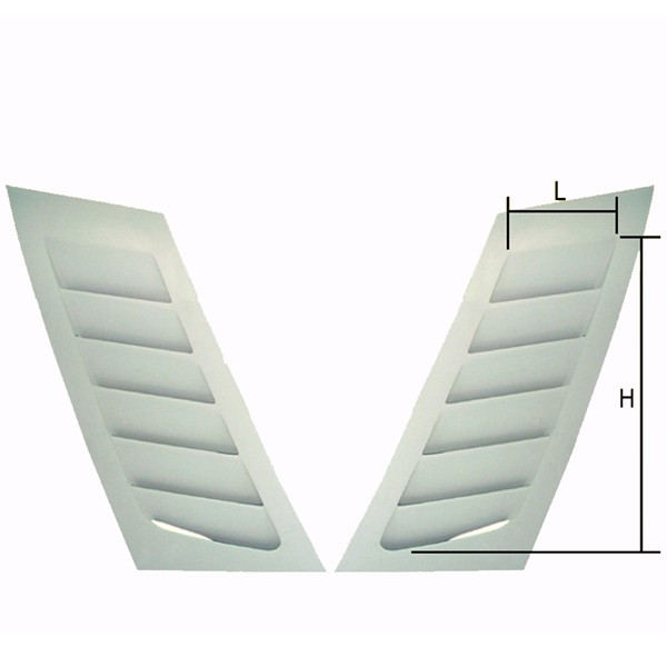 Presa di Aria Cofano Fibra 49X20cm (X2) - MXR-H08 - SMC-PACP/F-U Â  Â  - 3661768298473