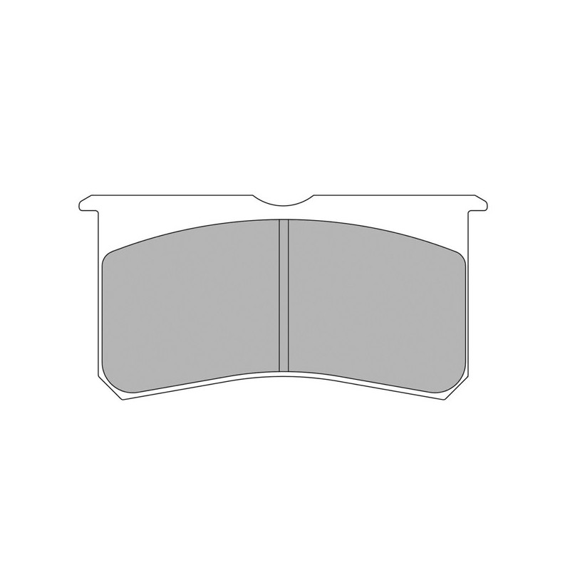 Ferodo DS2500 remblokken voor FORD Fiesta R2 (Asfalt) 10.09 - remklauw AP RACING - F-RP3116H - FRP3116H - 3661768573655