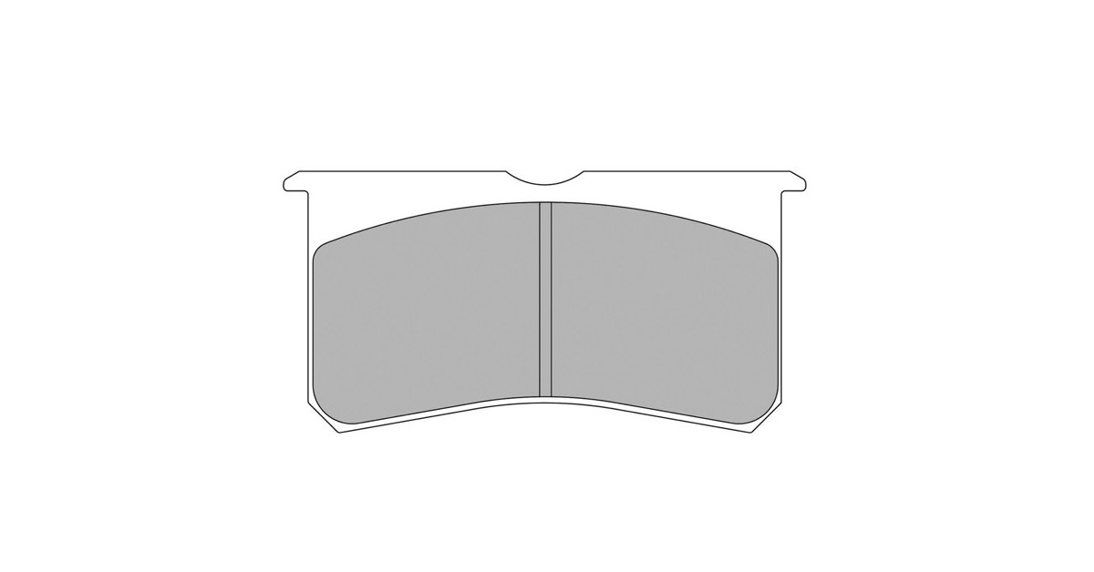 Ferodo DS 2500 brake pads front for FORD Fiesta R2 (Asphalt) 10.09 -  caliper AP RACING