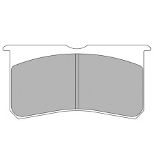 Ferodo DS2500 remblokken voor FORD Fiesta R2 (Asfalt) 10.09 - remklauw AP RACING - F-RP3116H - FRP3116H - 3661768573655
