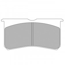Ferodo DS 2500 brake pads front for FORD Fiesta R2 (Asphalt) 10.09 -  caliper AP RACING