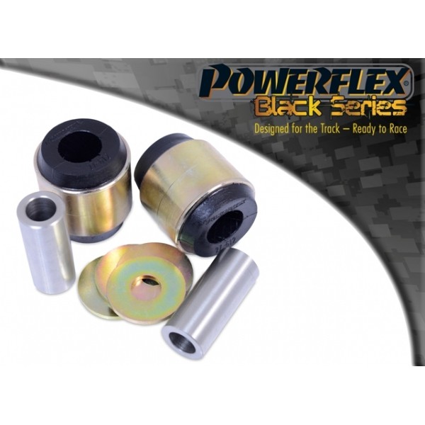 Silentbloc Powerflex negru pentru brațul inferior de suspensie, Jaguar XJ 2003-2009 (2 bucăți) - PF-R27612-2N - PFR27-612BLK - 5055676524256