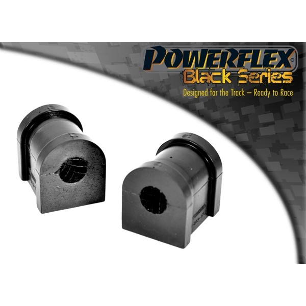 Silentbloc Powerflex negru pentru bară stabilizatoare spate Jaguar XJ 2003-2009 (2 bucăți) - PF-R27615175-2N - PFR27-615-17.5BLK - 5055676524287