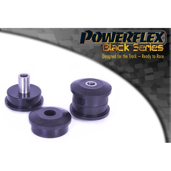 Silentbloc Powerflex negru, triunghiular, față, pentru Jaguar XJ 2003-2009 (2 bucăți) - PF-F27702-2N - PFF27-702BLK - 5055676528773