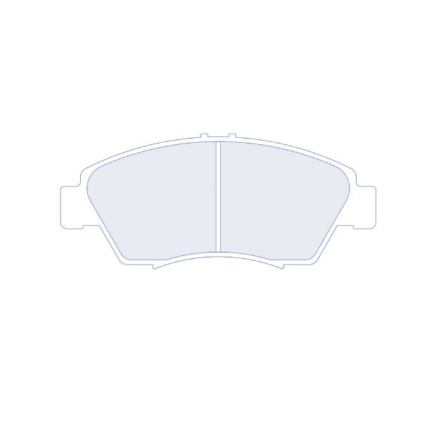 Remblokken CL Remmen RC5 voor HONDA Civic 1.6 16V VTEC (125CV) van 90 tot 91 - CL-4077-RC5 - 4077RC5 - 3661768574096