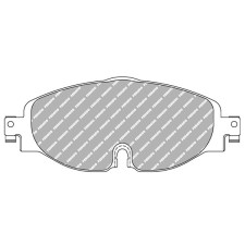 Ferodo DS2500 remblokken voor AUDI A3 1.0 TFSI 07.16 - TRW remklauw - F-CP4433H - FCP4433H - 3661768575178