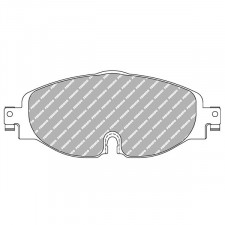 Plaquettes de frein Ferodo DS2500 avant pour AUDI A3 1.0 TFSI 07.16 -  étrier TRW