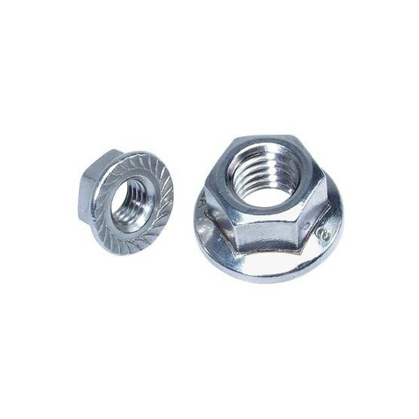 Hexagonal Nut wiht Toothed Base M6 - VIS-ECROUCM6 - ECR-DIN6923-06 - 3661768572931