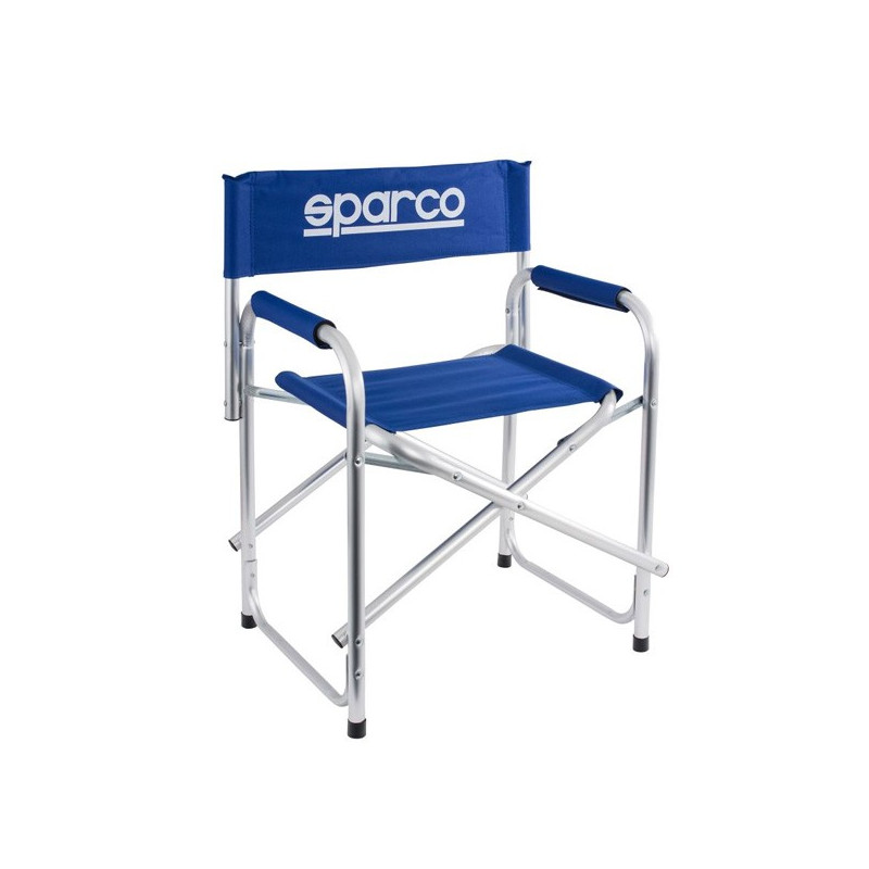 Sparco blauwe klapstoel - 0990058 - 0990058 - 8033280208554