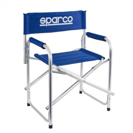 Fauteuil pliable bleu Sparco
