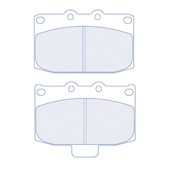 Plaquettes de Frein CL Brakes RC6 Mazda RX7 - CL-4136-RC6 - 4136RC6 - 3661768577370