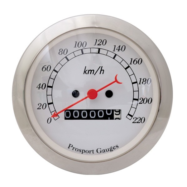 Vitezometru mecanic Classic Prosport 0-220 km/h - CT-VIT-M-BL - 338MSPCC - 3661768532911