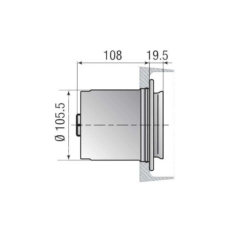 Boccole di spurga per linea di presa Staubli - G-SAF45-5000DNJV - SAF45.5000/DN/JV - 3661768579244