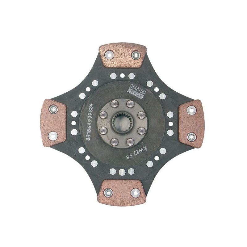 Koppelingsplaat BRATEX 4 pads gesinterd metaal stijfLancia Fulvia 1600 - EMB-5054 - 5054CX - 3661768579503