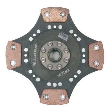 BRATEX 4 metal sintered paddle rigid clutch diskLancia Fulvia 1600