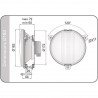 Optique sur Rotule Anti-Brouillard H3 GT2i Race & Safety pour Rampe 183mm