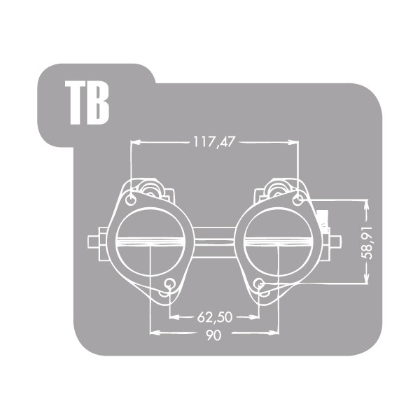 Collettore di Aspirazione Jenvey Mazda MX5 (NB) 1.8 -TB - J-MMZ01 - MMZ01 - 3661768524527